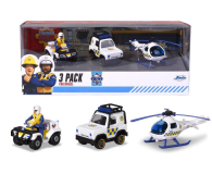 Simba Strażak Sam zestaw pojazdów policyjnych - 1125857 - zdjęcie 3