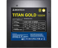 Montech TITAN 1000W 80 Plus Gold ATX 3.0 - 1126959 - zdjęcie 7