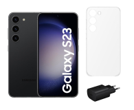 Samsung Galaxy S23 8/128GB Black + Clear Case + Charger 25W - 1111331 - zdjęcie 1