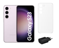Samsung Galaxy S23 8/128GB Light Pink + Clear Case + Charger 25W - 1111325 - zdjęcie 1
