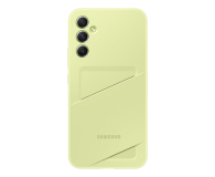 Samsung Card Slot Case do Galaxy A14 limonkowe - 1127970 - zdjęcie 1