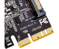 SilverStone Karta rozszerzeń Port USB 3.1 Gen2 oraz USB C - 1106065 - zdjęcie 11