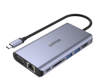 Unitek Hub USB-C 8w1 PD 100W - 1122405 - zdjęcie 1