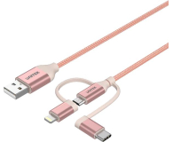 Unitek USB-A 3w1 (Lightning, USB-C, microUSB - 1063348 - zdjęcie 2