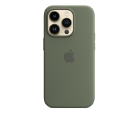 Apple Silikonowe etui z MagSafe iPhone 14 Pro moro - 1124985 - zdjęcie 1