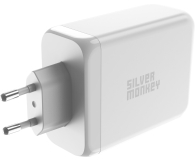 Silver Monkey Ładowarka sieciowa GaN 200W USB-C PD + USB 3.0 QC W - 1097688 - zdjęcie 4
