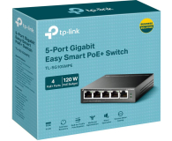 TP-Link 5p TL-SG105MPE (5x10/100/1000Mbit, 4xPoE+) - 1137481 - zdjęcie 3