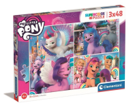 Clementoni Supercolor Puzzle 3 x 48 el. My Little Pony - 1135320 - zdjęcie 1