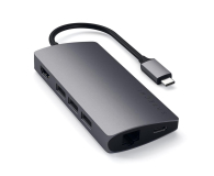Satechi Aluminium Adapter V2 (USB-C, 3xUSB-A, 4K HDMI, mSD) - 1144470 - zdjęcie 1