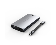 Satechi on the go multiport (USB-C, 2xUSB-A, HDMI, VGA) (space gray) - 1144485 - zdjęcie 2