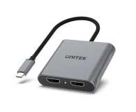 Unitek Adapter USB-C - 2x HDMI z MST - 1140320 - zdjęcie 1