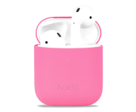 Holdit Silicone Case AirPods 1&2 Bright Pink - 1148815 - zdjęcie 1