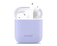 Holdit Silicone Case AirPods 1&2 Lavender - 1148866 - zdjęcie 1