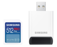 Samsung 512GB SDXC PRO Plus 180MB/s z czytnikiem (2023) - 1149407 - zdjęcie 1