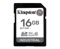 Kingston 16GB SDHC Industrial UHS-I U3 V30 A1 pSLC - 1149991 - zdjęcie 1