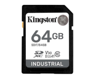Kingston 64GB SDXC Industrial UHS-I U3 V30 A1 pSLC - 1149993 - zdjęcie 1