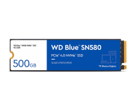 WD 500GB M.2 PCIe Gen4 NVMe Blue SN580 - 1160143 - zdjęcie 1