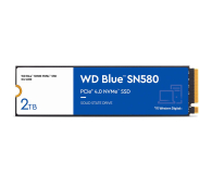 WD 2TB M.2 PCIe Gen4 NVMe Blue SN580 - 1160140 - zdjęcie 1