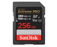 SanDisk 256GB SDXC Extreme PRO 280MB/s V60 UHS-II - 1163857 - zdjęcie 1