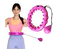 One Fitness Hula Hop z wypustkami i obciążnikiem OHA01 Fioletowe - 1158490 - zdjęcie 9