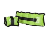 One Fitness Obciążniki do ćwiczeń 2 x 0,7kg WW01 zielone - 1158533 - zdjęcie 3