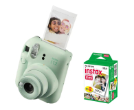 Fujifilm Instax Mini 12 zielony + wkłady (20 zdjęć) - 1168996 - zdjęcie 1