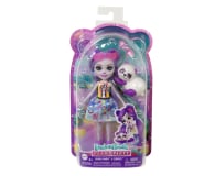 Mattel Enchantimals Lalka Fioletowa panda + figurka - 1164045 - zdjęcie 4