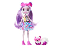 Mattel Enchantimals Lalka Fioletowa panda + figurka - 1164045 - zdjęcie 1