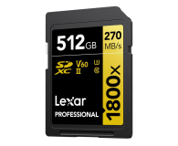 Lexar 512GB 1800x Professional SDXC UHS-II U3 V60 - 1170188 - zdjęcie 2
