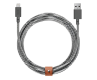 Native Union Belt Cable XL USB-A – Lightning 3m zebra - 1171490 - zdjęcie 1