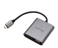 Unitek Czytnik kart USB-C SD/microSD z hubem USB-A - 1172356 - zdjęcie 1