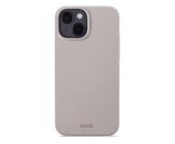 Holdit Silicone Case iPhone 15 Taupe - 1148737 - zdjęcie 1