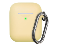 KeyBudz Elevate Keychain do AirPods 1/2 pastel yellow - 1172047 - zdjęcie 1