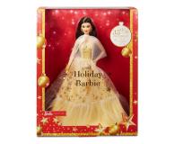 Barbie Signature Lalka świąteczna z czarnymi włosami - 1167866 - zdjęcie 1