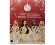 Barbie Signature Lalka świąteczna z czarnymi włosami - 1167866 - zdjęcie 5