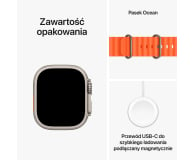 Apple Watch Ultra 2 Titanium/Orange Ocean Band LTE - 1180297 - zdjęcie 9