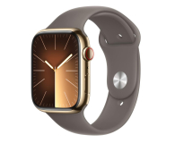 Apple Watch 9 45/Gold Steel/Clay Sport Band M/L LTE - 1180757 - zdjęcie 1