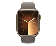 Apple Watch 9 45/Gold Steel/Clay Sport Band S/M LTE - 1180289 - zdjęcie 2