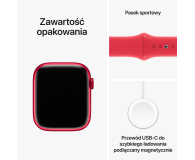 Apple Watch 9 45/(PRODUCT)RED Aluminum/RED Sport Band S/M LTE - 1180281 - zdjęcie 10