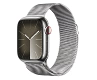 Apple Watch 9 41/Silver Steel/Silver Milanese Loop LTE - 1180285 - zdjęcie 1