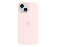 Apple Silikonowe etui MagSafe iPhone 15 jasnoróżowe - 1180181 - zdjęcie 1
