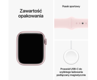 Apple Watch 9 41/Pink Aluminum/Light Pink Sport Band S/M LTE - 1180272 - zdjęcie 10