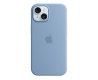 Apple Silikonowe etui MagSafe iPhone 15 zim. błękit - 1180189 - zdjęcie 1