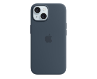Apple Silikonowe etui MagSafe iPhone 15 błękit - 1180187 - zdjęcie 1