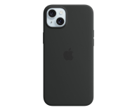 Apple Silikonowe etui MagSafe iPhone 15 Plus czarne - 1180194 - zdjęcie 1