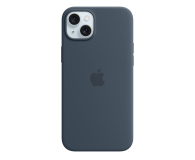 Apple Silikonowe etui MagSafe iPhone 15 Plus błękit - 1180200 - zdjęcie 1