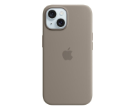 Apple Silikonowe etui MagSafe iPhone 15 popielaty - 1180185 - zdjęcie 1