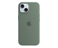 Apple Silikonowe etui MagSafe iPhone 15 cyprysowy - 1180190 - zdjęcie 1