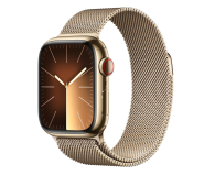 Apple Watch 9 41/Gold Steel/Gold Milanese Loop LTE - 1180286 - zdjęcie 1