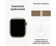 Apple Watch 9 41/Gold Steel/Gold Milanese Loop LTE - 1180286 - zdjęcie 10